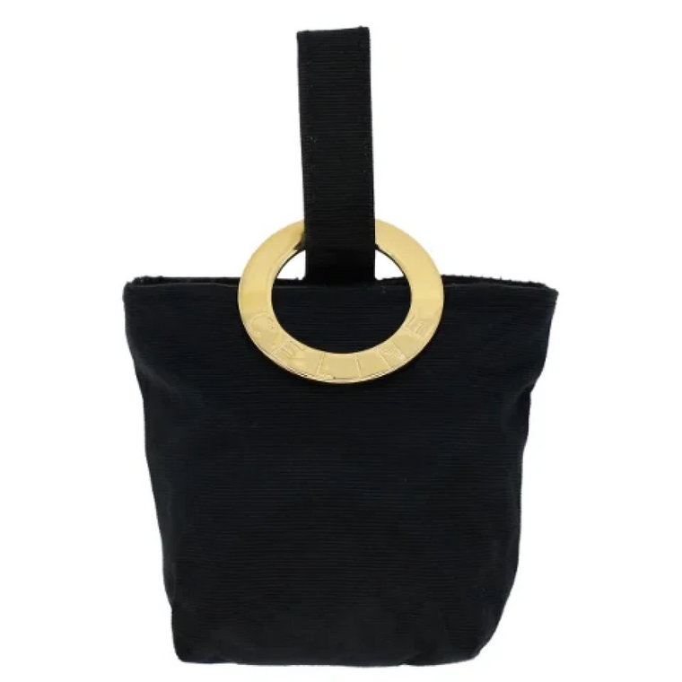 Pre-owned Canvas clutches Celine Vintage