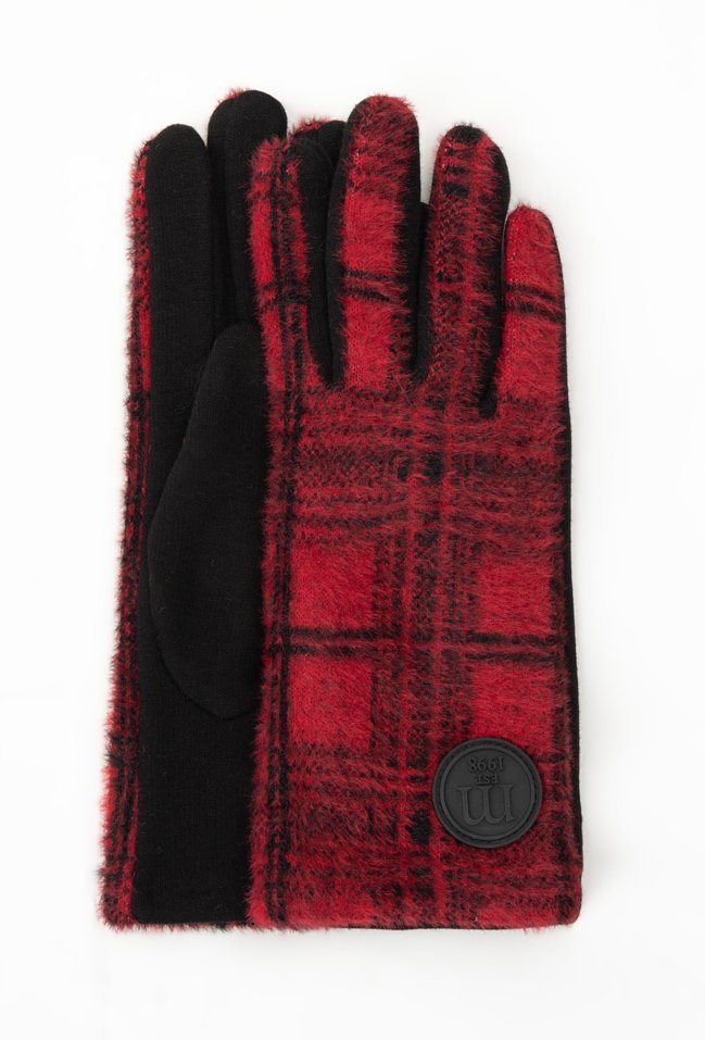 Rękawiczki damskie z dodatkiem bawełny