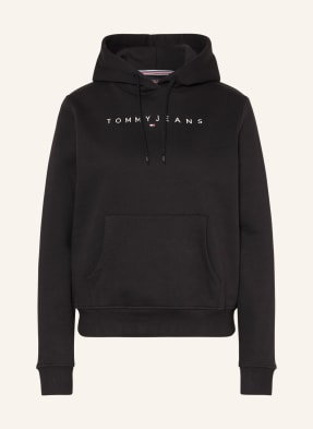 Tommy Jeans Bluza Z Kapturem schwarz