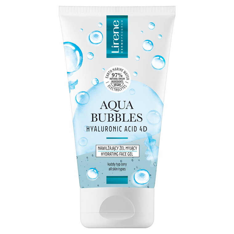 Lirene Aqua Bubbles Żel Myjący Żel Do Mycia Twarzy 150ml