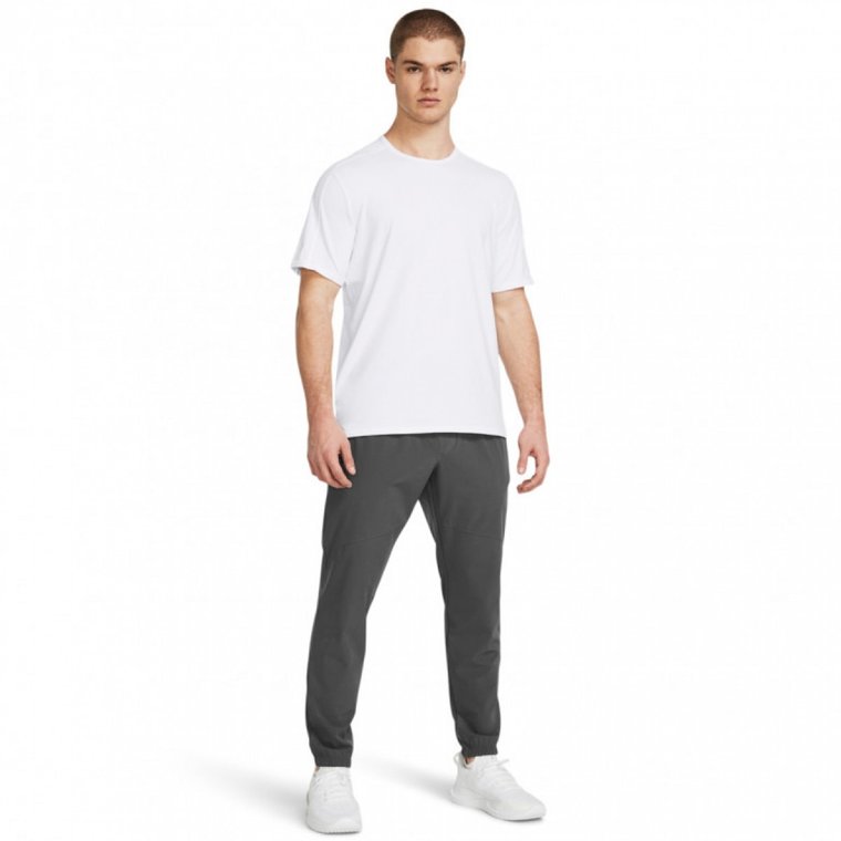 Męskie spodnie treningowe Under Armour UA Stretch Woven Joggers - szare