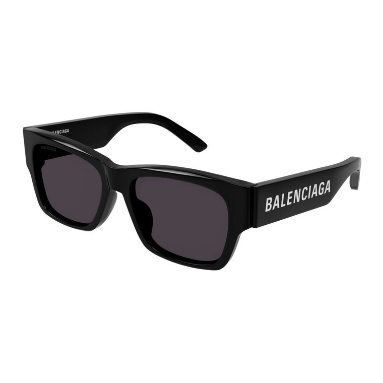 Bb0262Sa 001 Okulary przeciwsłoneczne Czarne Szare Balenciaga