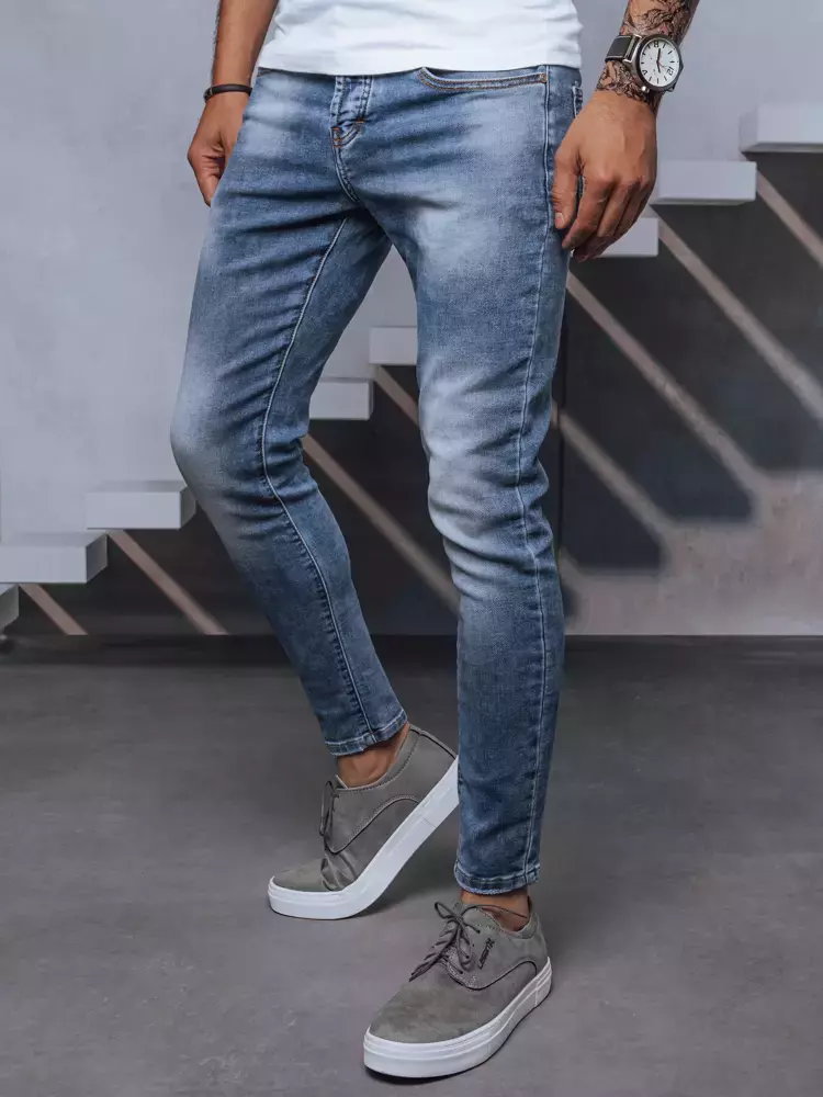 Spodnie męskie jeansowe niebieskie Dstreet UX3741