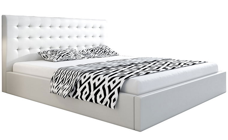 Pikowane łóżko ze schowkiem 180x200 Pikaro 3X - 36 kolorów