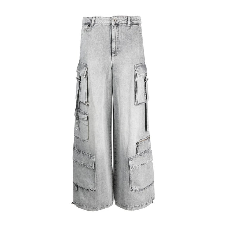 Mineral Gray High Waisted Pants Patrizia Pepe