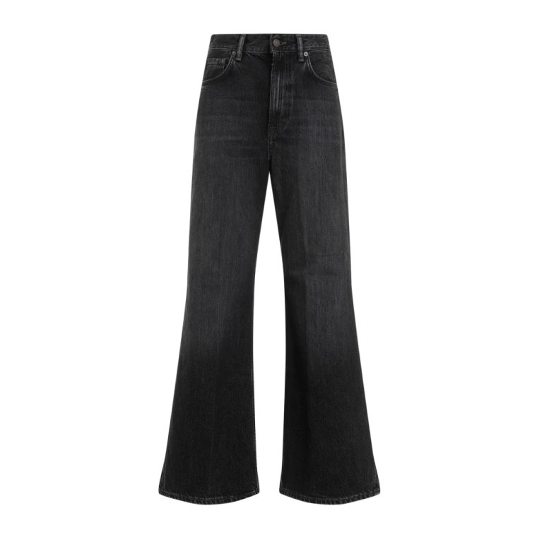 Czarne Jeansy Wide Leg Acne Studios