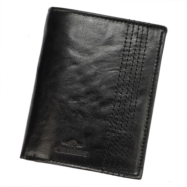 Skórzany duży niezapinany męski portfel od Charro