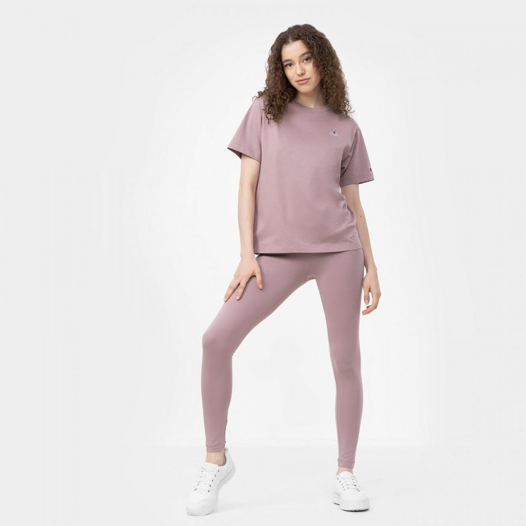 Damskie legginsy basic CHAMPION ROCHESTER Leggings - fioletowe