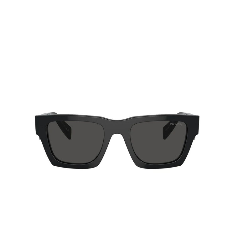 Czarne Okulary Przeciwsłoneczne z Kwadratową Ramką z Acetat Prada