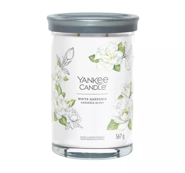 YANKEE CANDLE SIGNATURE ŚWIECA ZAPACHOWA TUMBLER WHITE GARDENIA 567G