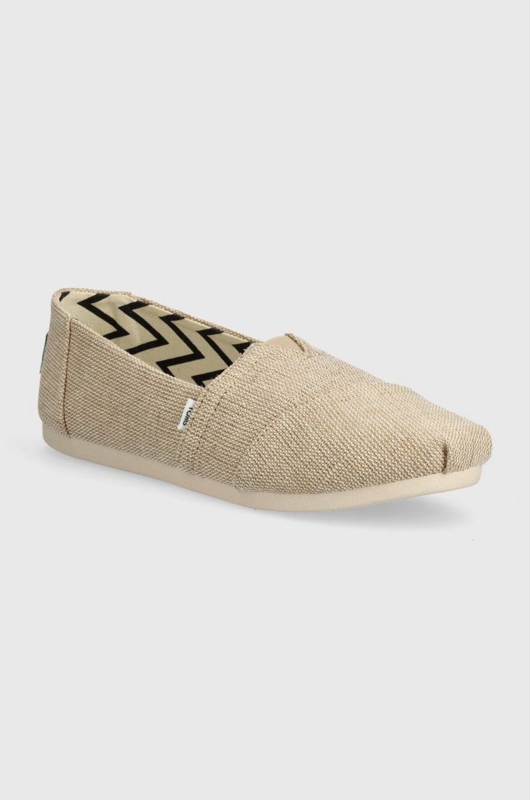 Toms espadryle Alpargata kolor beżowy 10018279