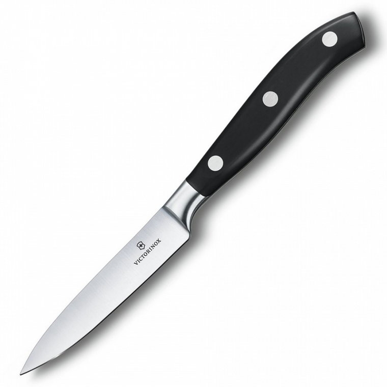 VICTORINOX - Grand Maitre - Nóż do warzyw kuty - 10 cm - Czarny kod: 7.7203.10G