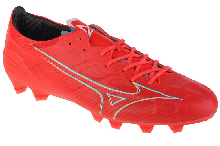 Mizuno Alpha Elite FG P1GA236264, Męskie, Czerwone, buty piłkarskie - korki, syntetyk, rozmiar: 39