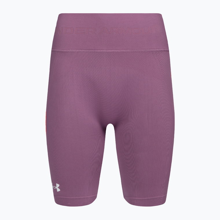 Spodenki treningowe damskie Under Armour Train Seamless misty purple/white