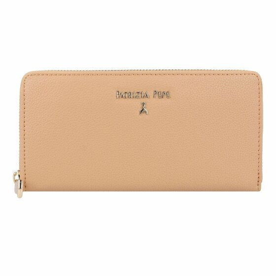 Patrizia Pepe Essentials Wallet Leather 19 cm pompei beige