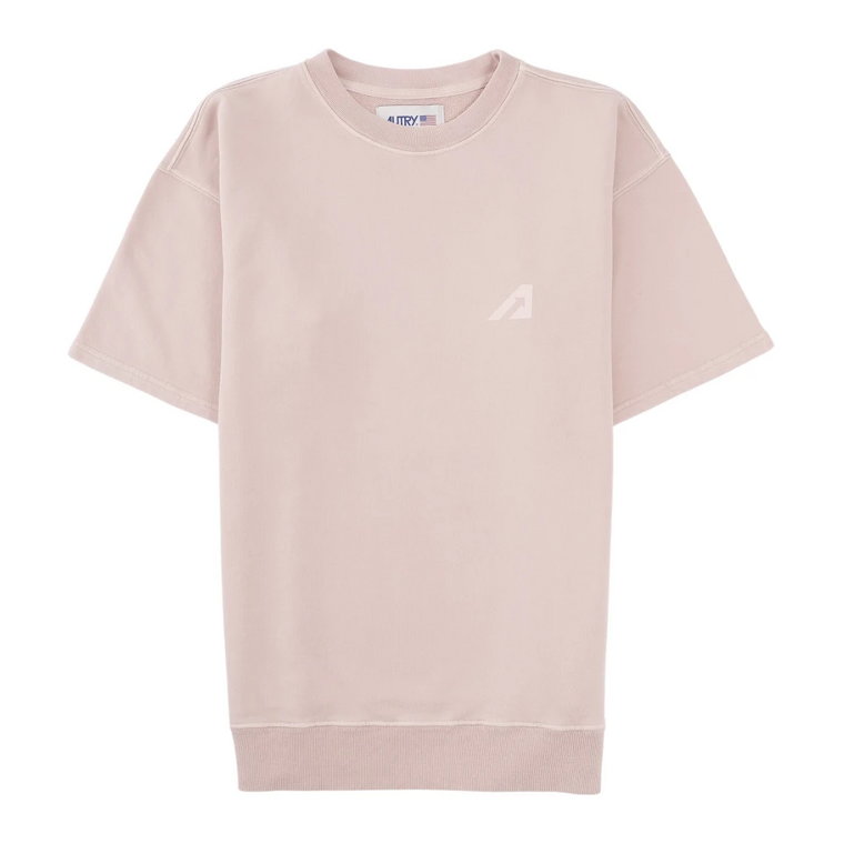 Różowy Streetwear Sweatshirt Main Man Autry