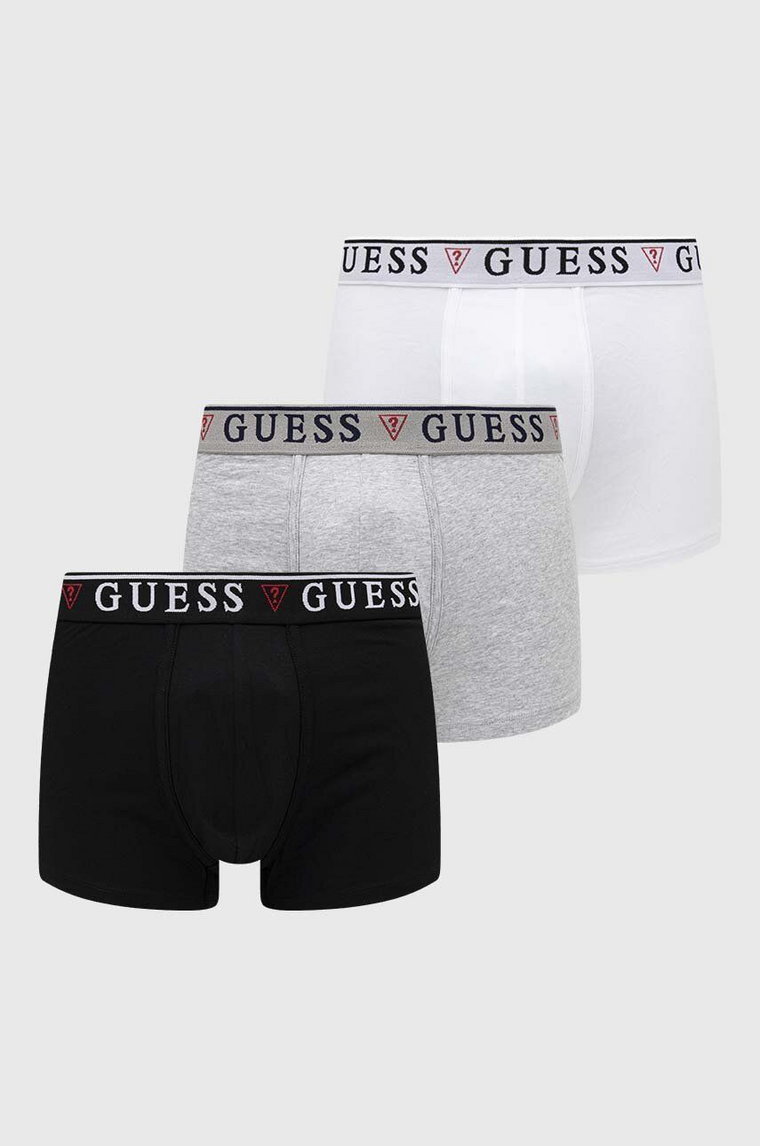 Guess bokserki 3-pack BRIAN męskie kolor czarny U97G01 KCD31