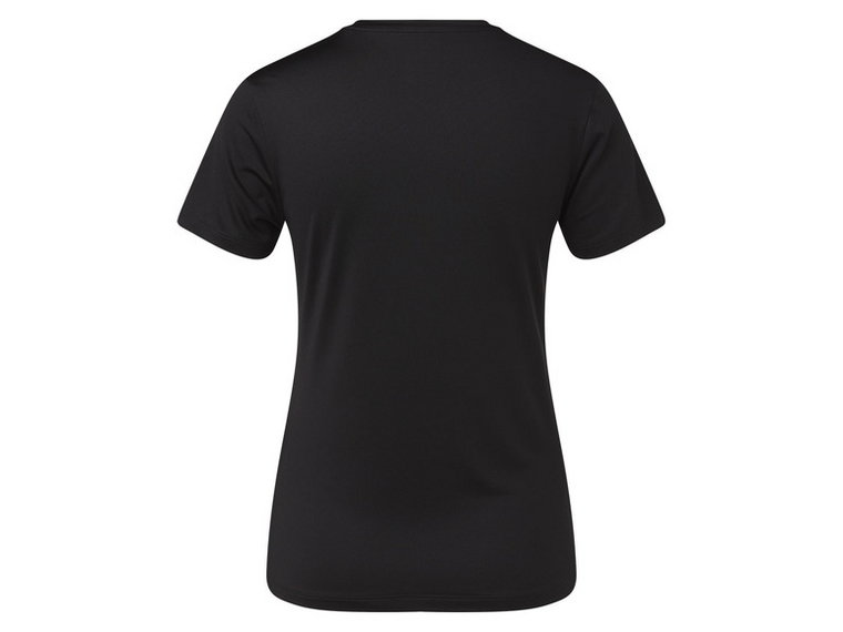 CRIVIT T-shirt damski funkcyjny, szybkoschnący (S (36/38), Czarny)