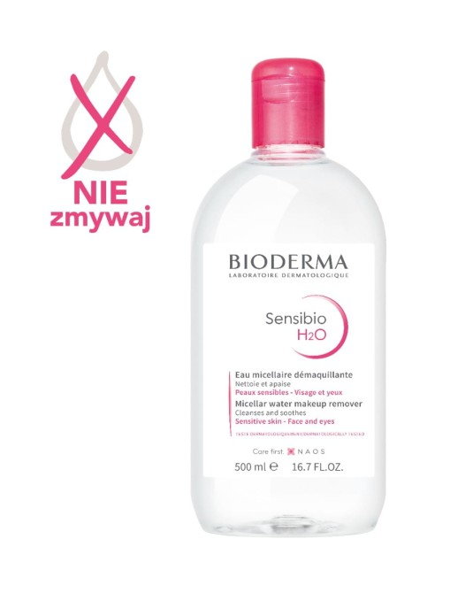 BIODERMA SENSIBIO H2O Woda Micelarna - 500 ml