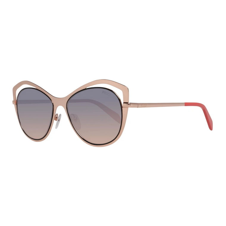 Rose Gold Sunglasses for Woman Emilio Pucci