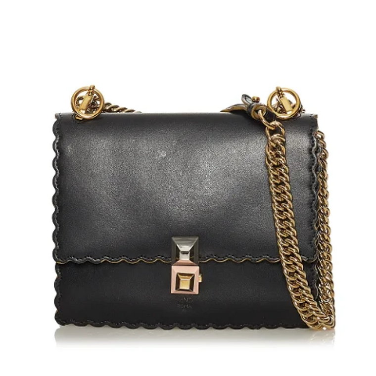 Pre-owned Leather crossbody-bags Fendi Vintage