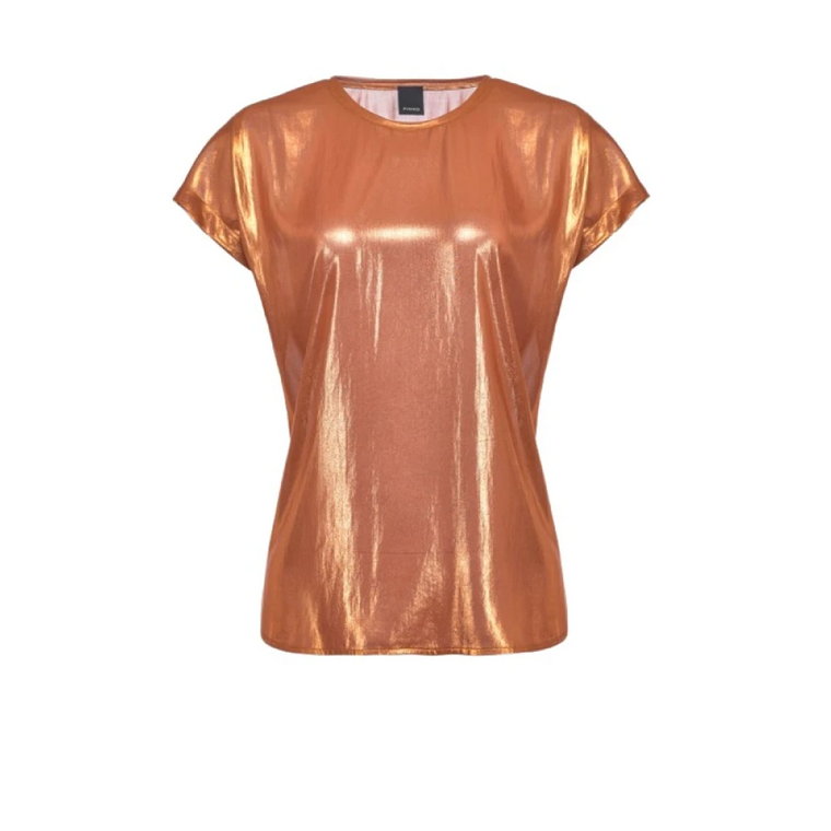 Metallic Effect T-Shirt Pinko