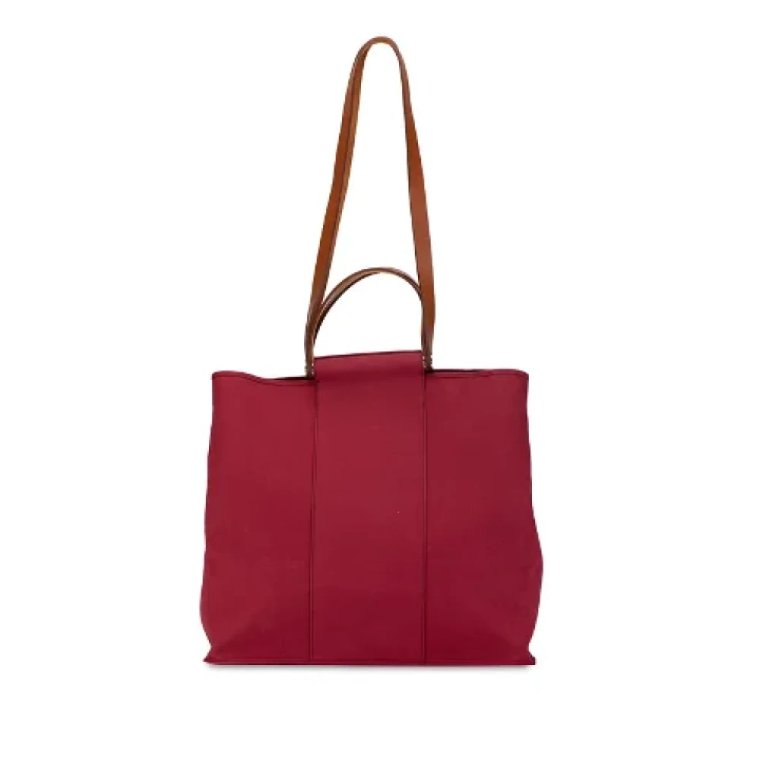 Pre-owned Canvas totes Hermès Vintage