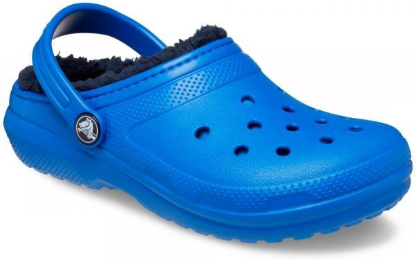 Dziecięce Ocieplane Buty Chodaki Crocs Classic Lined 207009 Clog 24-25