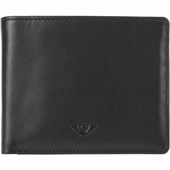 Voi Miękki portfel skórzany Otello 12 cm schwarz