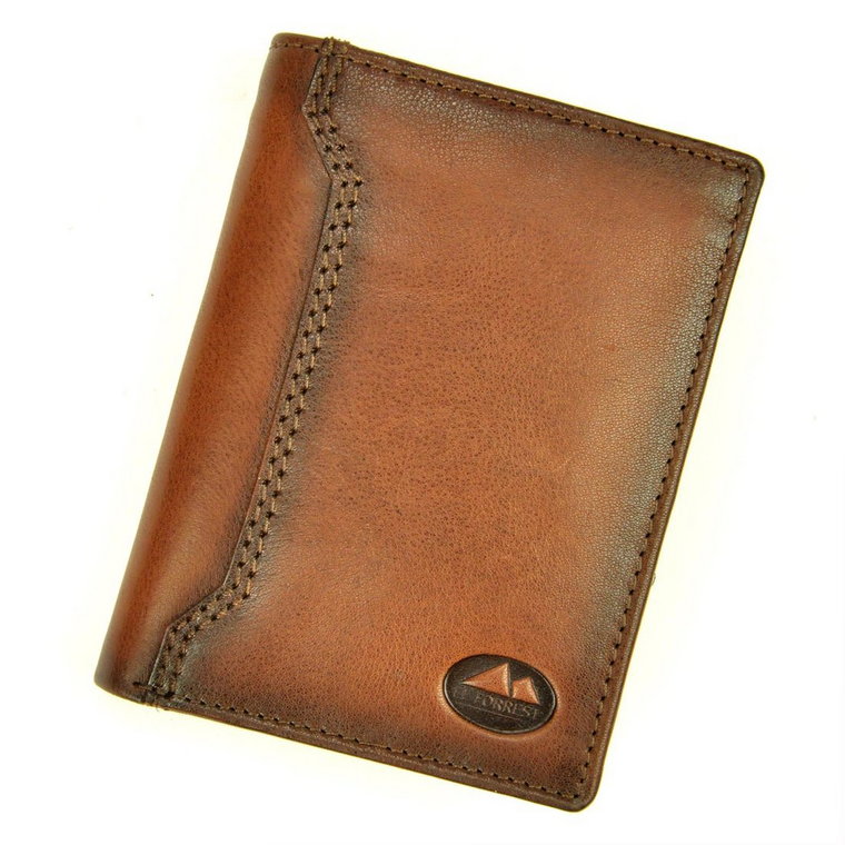 Składany męski portfel skórzany EL FORREST z RFID