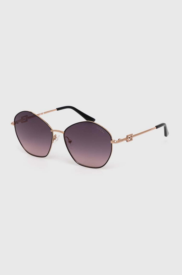 Guess okulary przeciwsłoneczne damskie kolor złoty GU7907_5905B