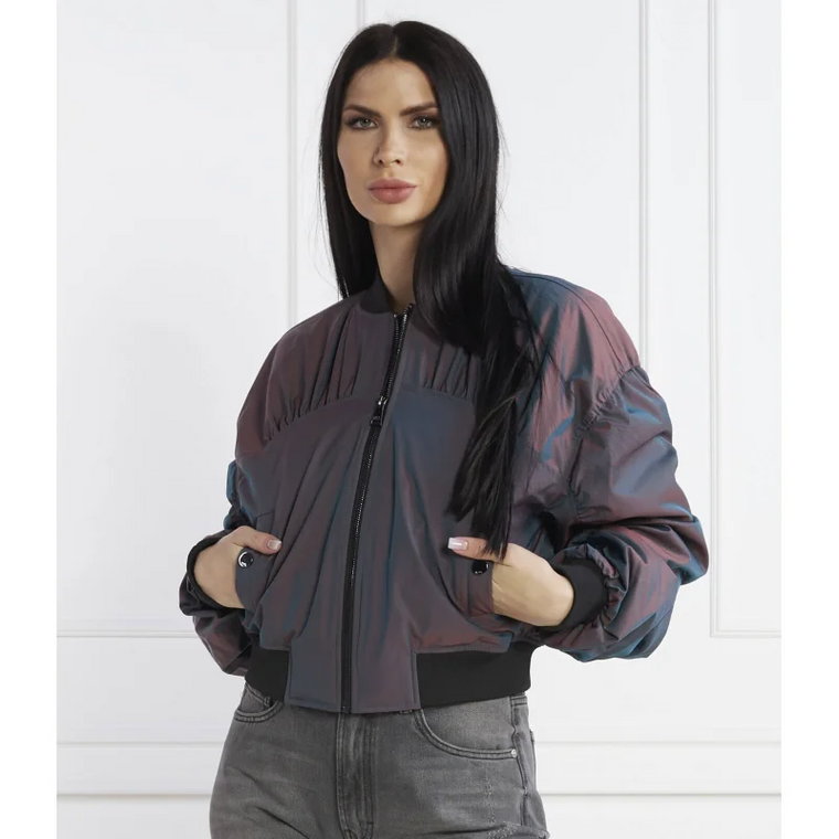 Karl Lagerfeld Kurtka bomber iridescent | Regular Fit