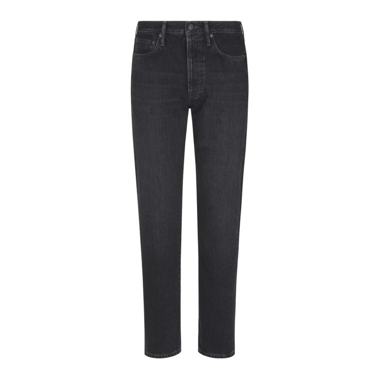 Czarne Jeansy z Denimu Acne Studios