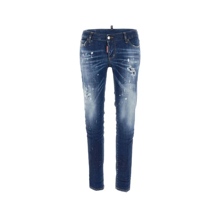 Spodnie Slim-fit dla Kobiet - Trendy i Stylowe Dsquared2