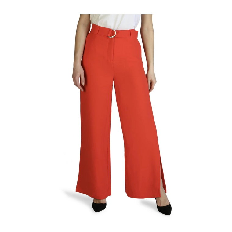 Spodnie z Paskiem Jednokolorowe Wiosna/Lato Kobieta Armani Exchange