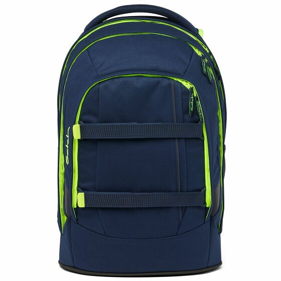 Satch pack Plecak szkolny 45 cm dark blue neon yellow