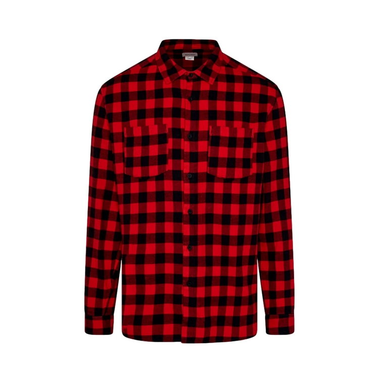 Czerwona koszula w kratę Buffalo Check Flannel Woolrich