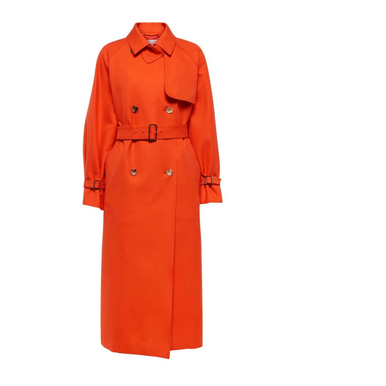 Klasyczny Trench Coat z Bawełny Max Mara