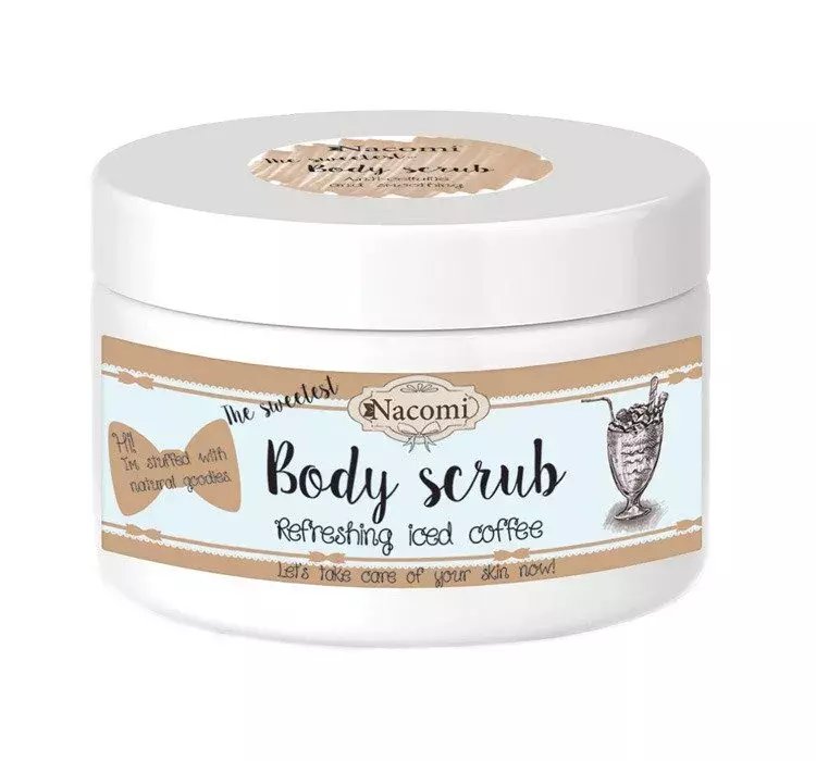 NACOMI BODY SCRUB PEELING DO CIAŁA MROŻONA KAWA 125G