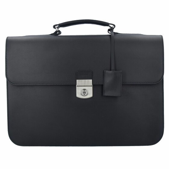 Bree Oxford 10 Briefcase Leather 41 cm Laptop compartment black