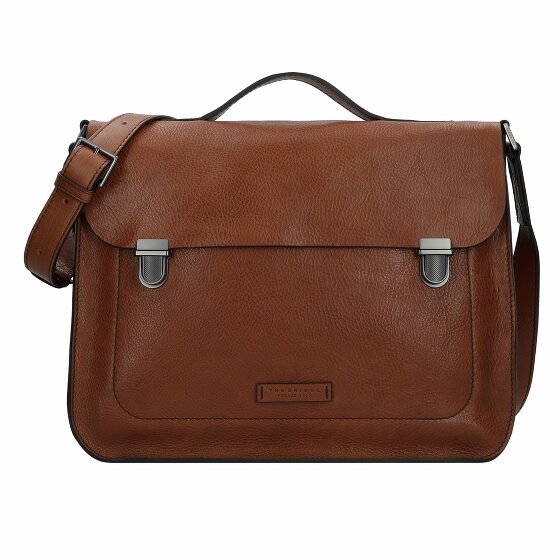 The Bridge Ettore Briefcase Messenger Skórzany 38 cm Komora na laptopa marrone