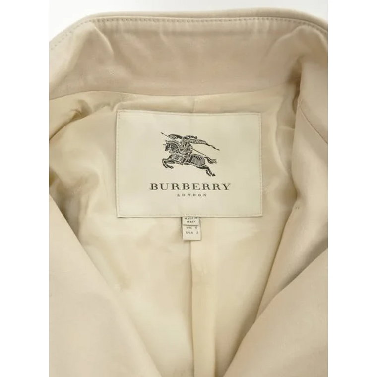 Pre-owned Cotton outerwear Burberry Vintage