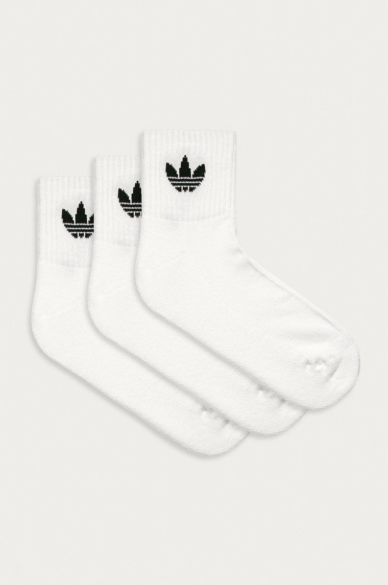 adidas Originals - Skarpetki (3-pack) FT8529 FT8529-WHITE