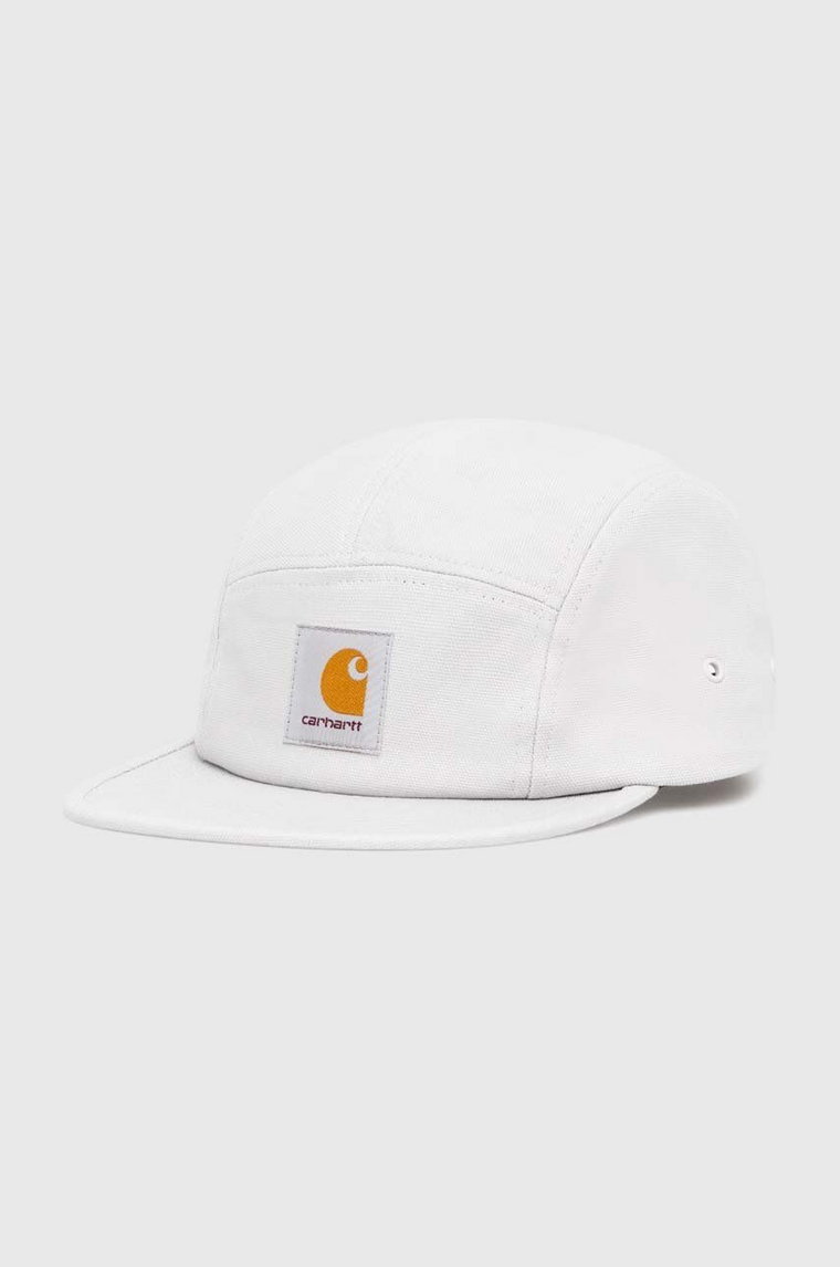 Carhartt WIP czapka z daszkiem bawełniana Backley Cap kolor szary gładka I016607.29JXX