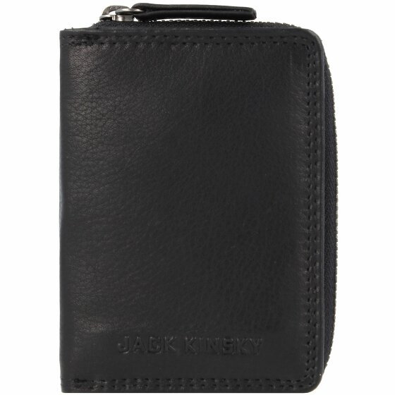 Jack Kinsky Brisbane Wallet RFID Leather 7,5 cm schwarz