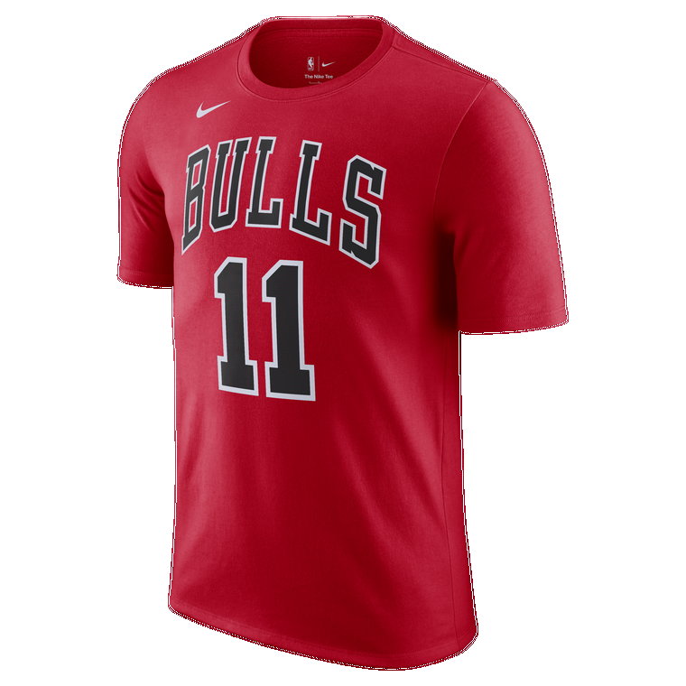 T-shirt męski NBA Nike Chicago Bulls - Czerwony