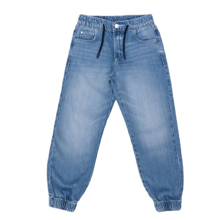 Spodnie chłopięce Guess Denim jeansowe joggery-152