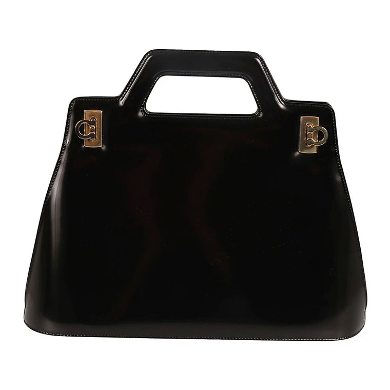 Czarna torebka dla kobiet Salvatore Ferragamo