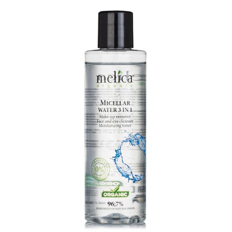 Melica Organic, płyn micelarny 3w1, 200 ml