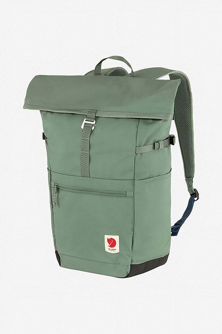Fjallraven plecak F23222.614 kolor zielony duży gładki